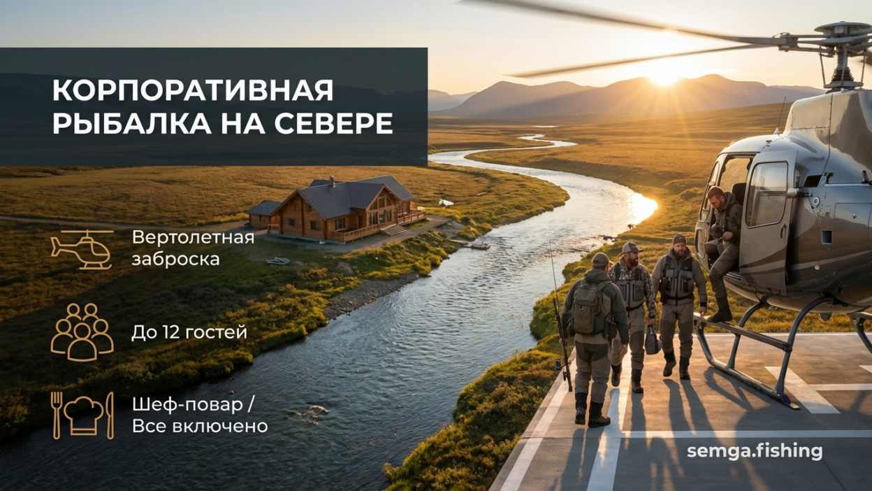 Корпоративный рыболовный тур на Север: как организовать выезд для команды