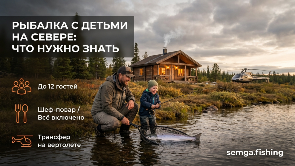 Рыбалка с детьми на Крайнем Севере: что нужно знать родителям