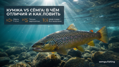 Кумжа: чем она отличается от сёмги и как её ловить