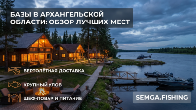 Рыболовные базы Архангельской области: обзор лучших мест