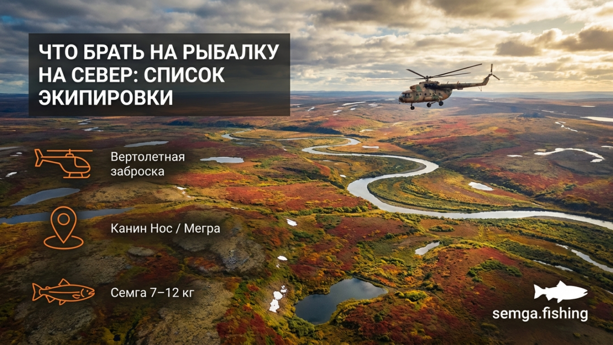 Что взять на рыбалку на Крайний Север: полный список снаряжения