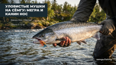 Мушки на сёмгу: какие работают на реке Мегра и Канин Носе