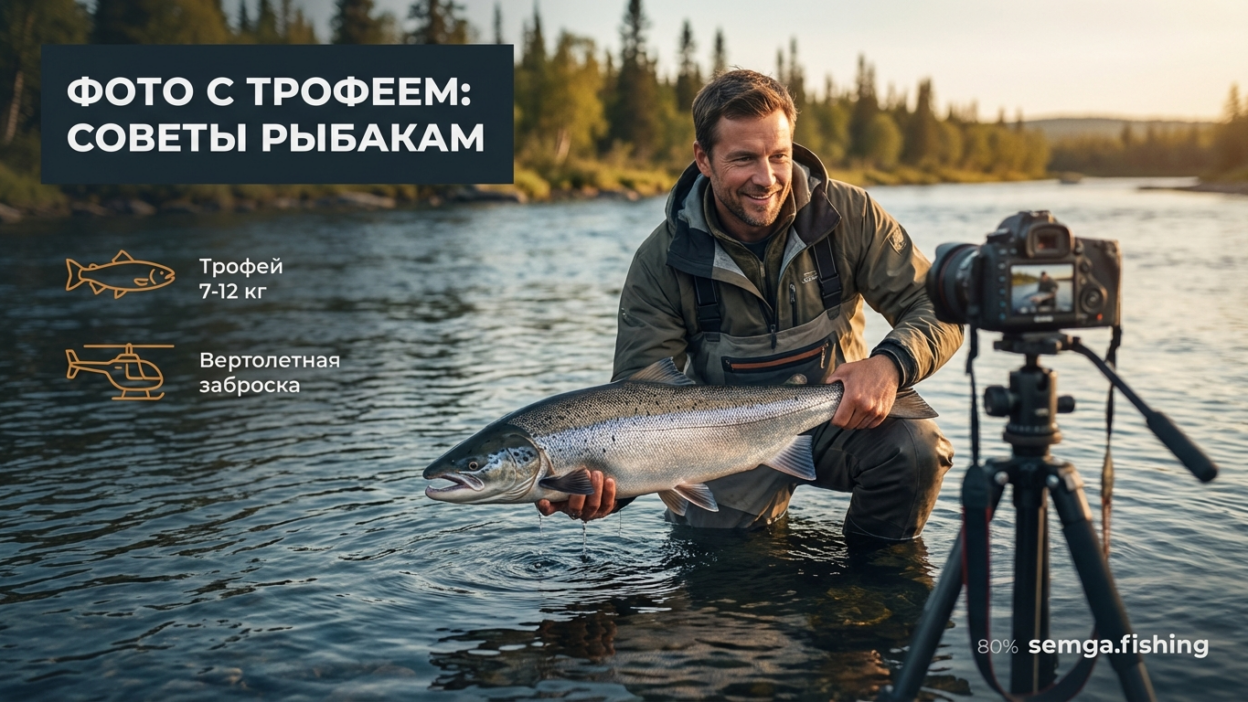 Как сфотографировать трофей: советы для рыболова без фотографа