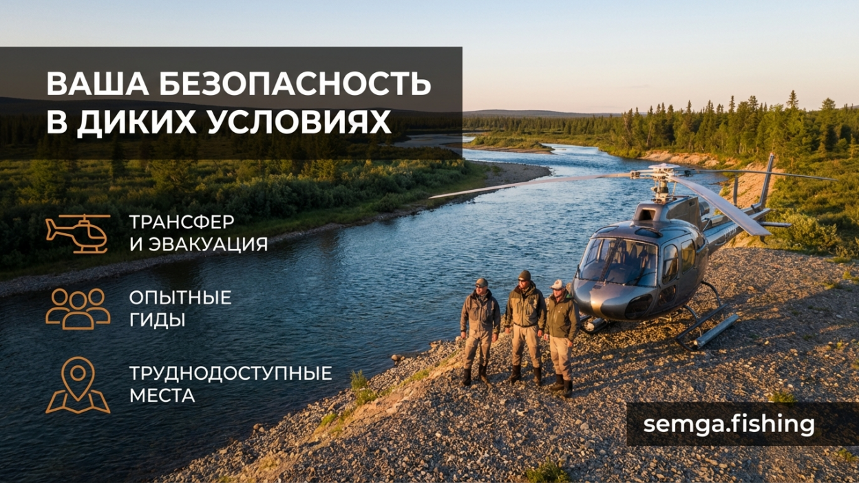 Медицинская страховка и безопасность на рыбалке в труднодоступных местах