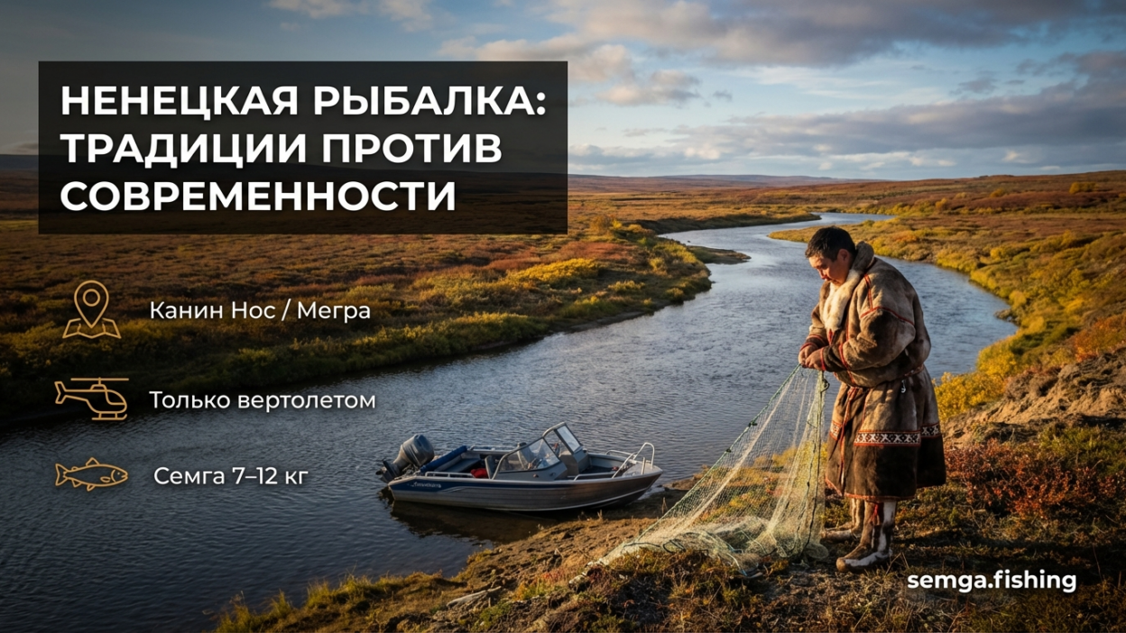 Как ненцы ловят рыбу: традиционные методы против современной рыбалки