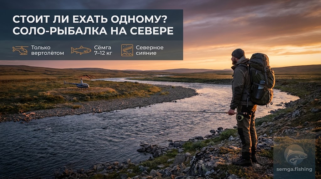 Стоит ли ехать одному: плюсы и минусы соло-рыбалки на Крайнем Севере
