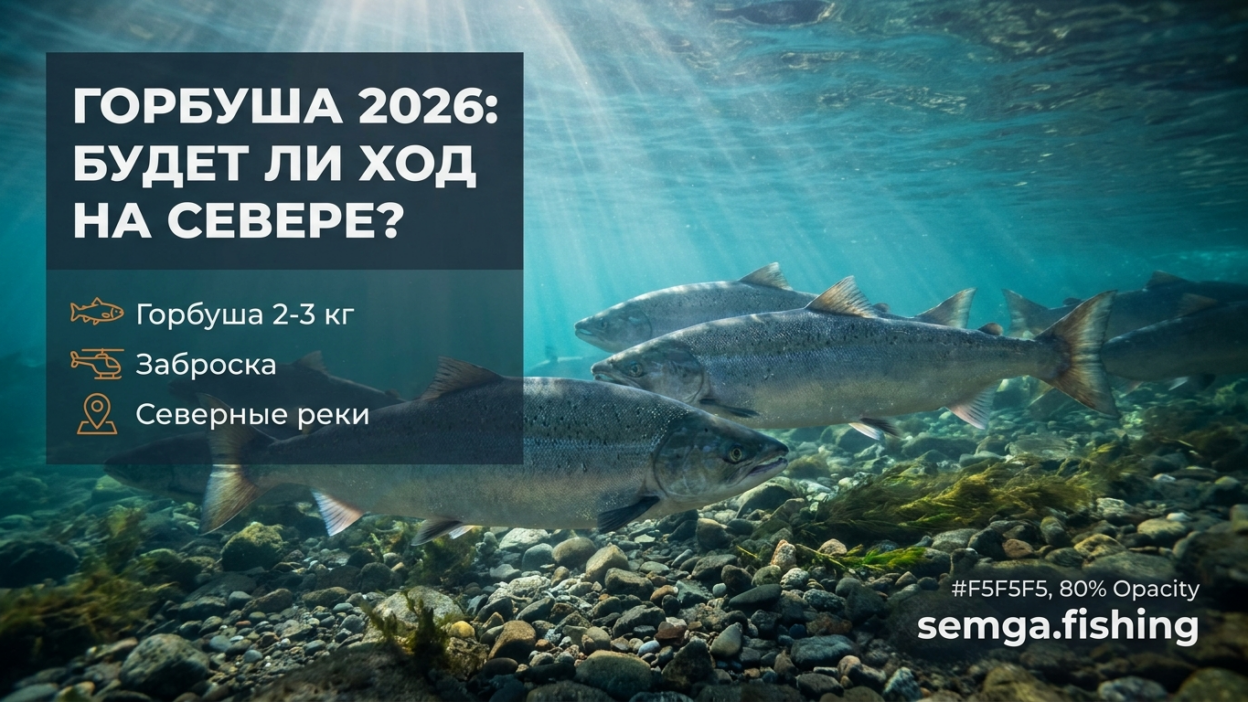 Горбуша в 2026 году: чётный год — будет ли заход на северные реки
