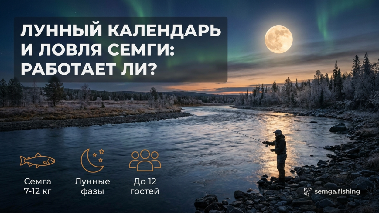 Лунный календарь и рыбалка на лосося: работает ли это на северных реках