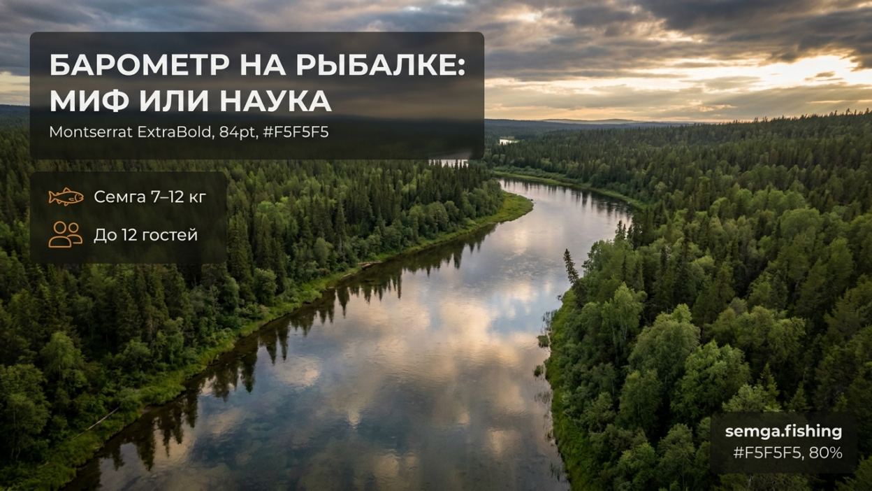 Барометрическое давление и клёв: суеверие или наука