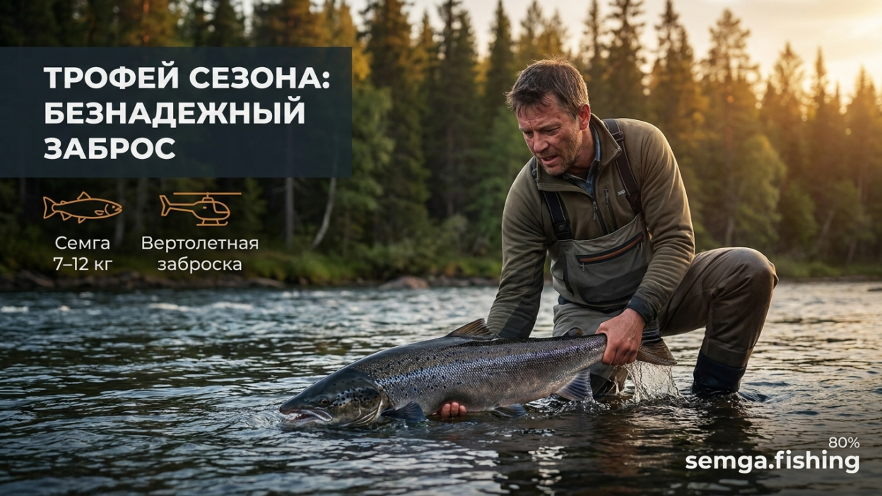 9. Закинул в последний день, уже без надежды — и поймал трофей сезона