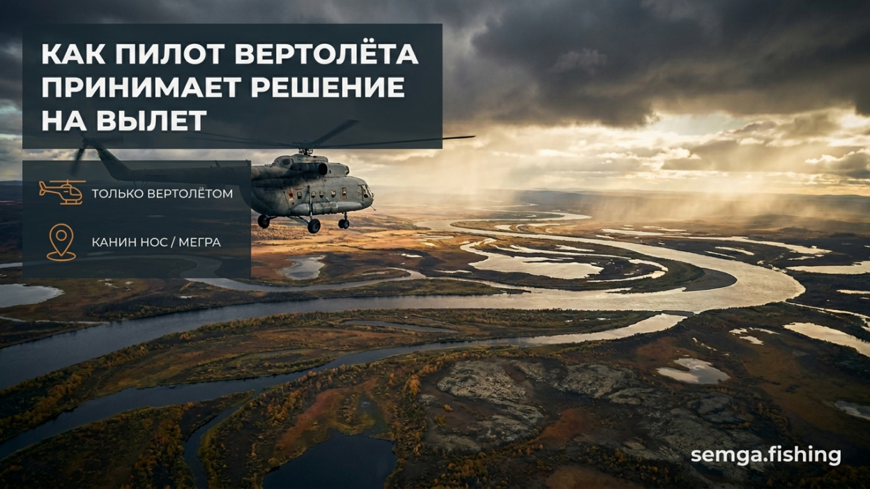 23. Как пилот вертолёта решает, лететь сегодня или нет