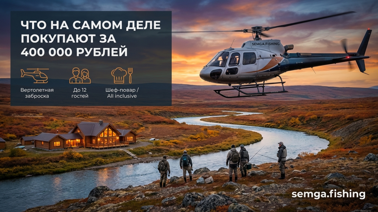 Почему мужчины платят 400 000 рублей за рыбалку: что они покупают на самом деле