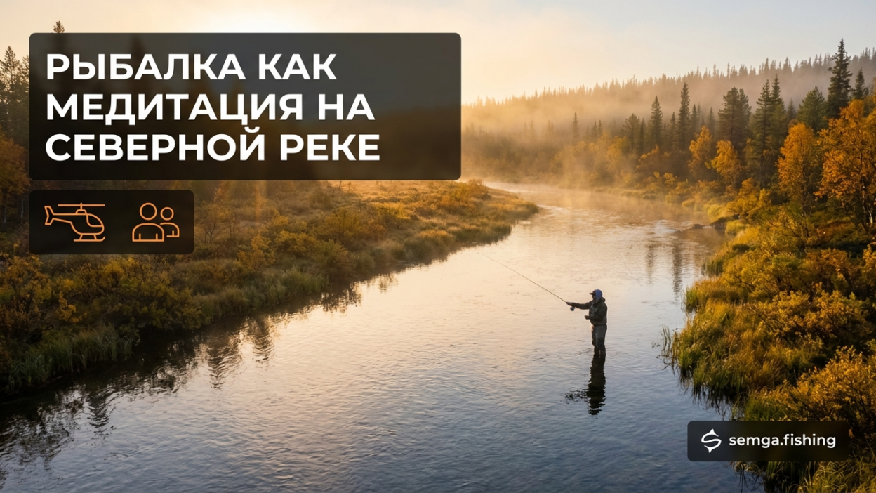 Рыбалка как медитация: что происходит с человеком на северной реке