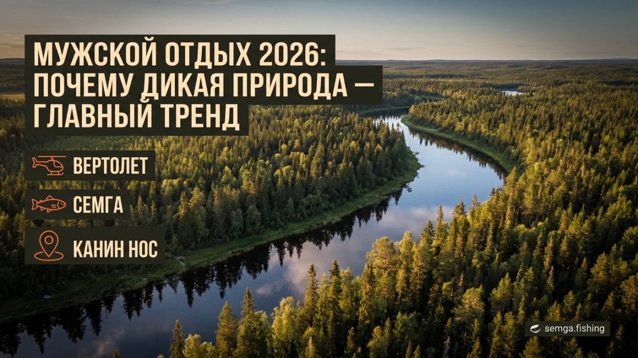 Мужской отдых в 2026 году: почему дикая природа стала главным трендом