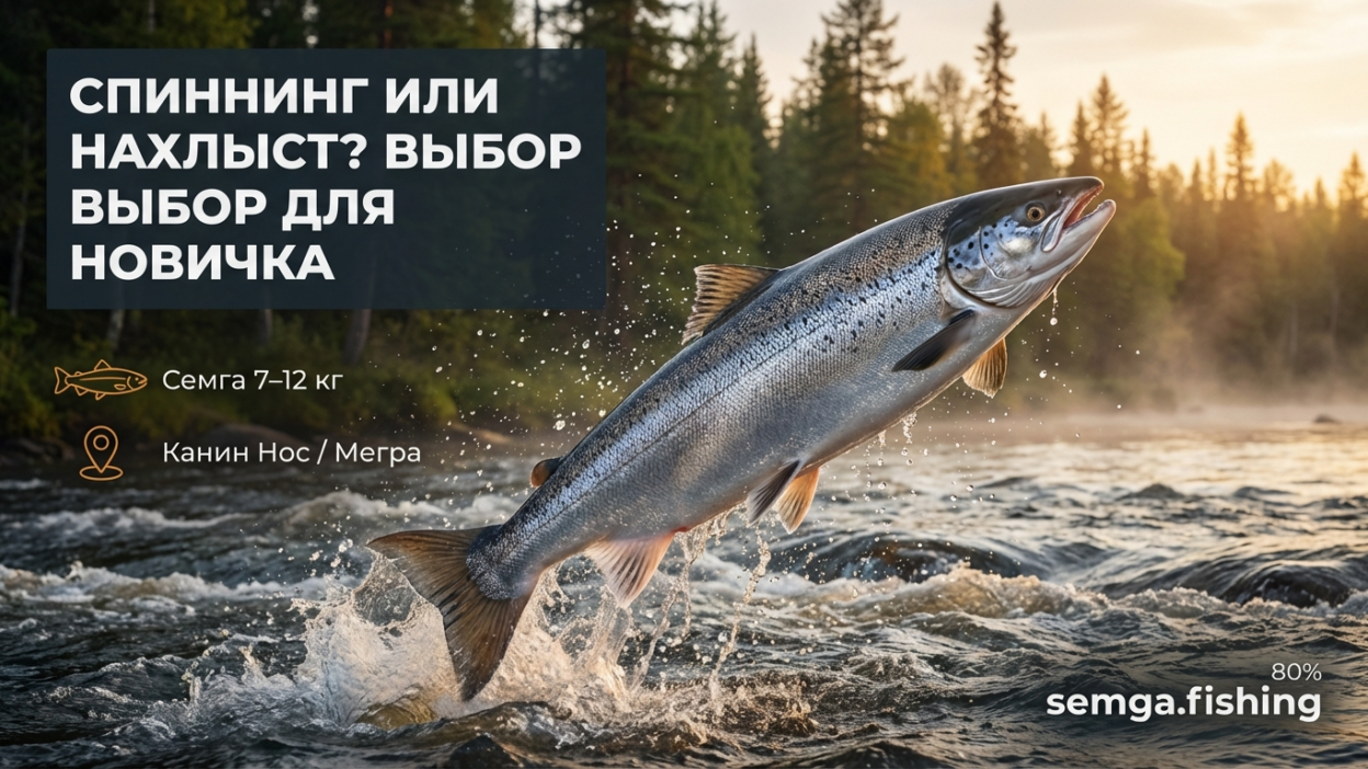Спиннинг или нахлыст на семгу — что выбрать новичку