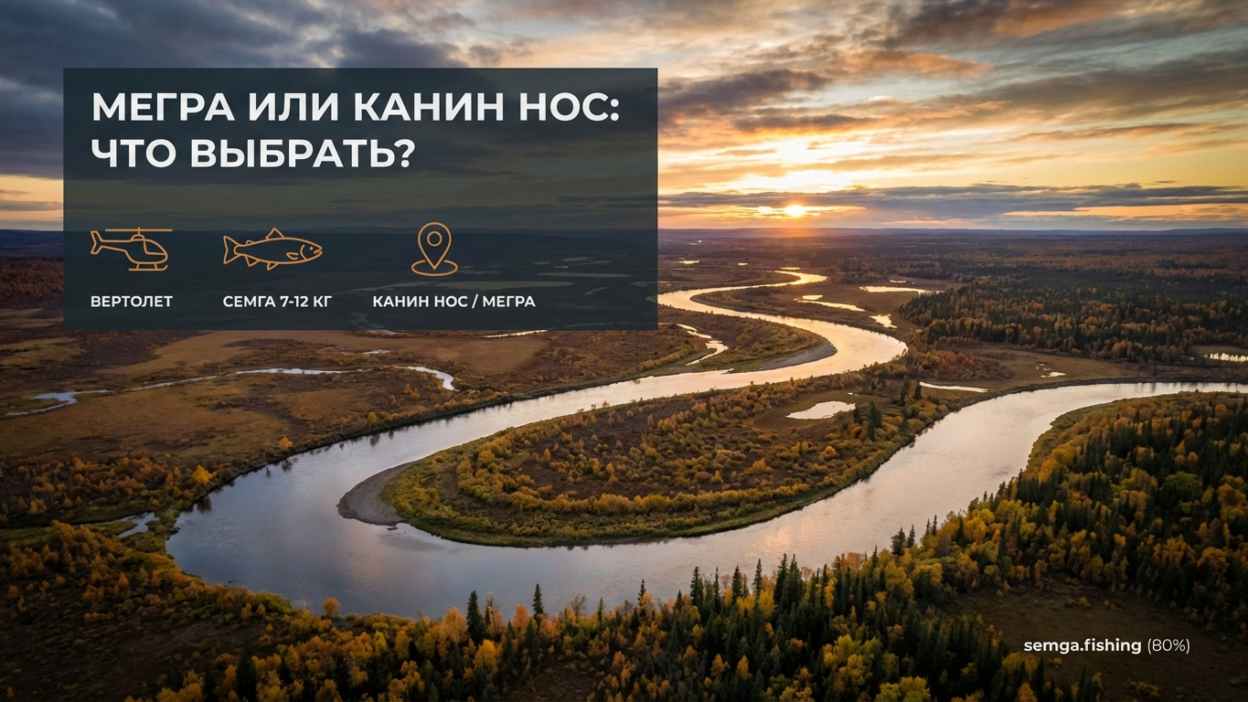 База Semga.Fishing: чем отличаются Мегра и Канин Нос и как выбрать