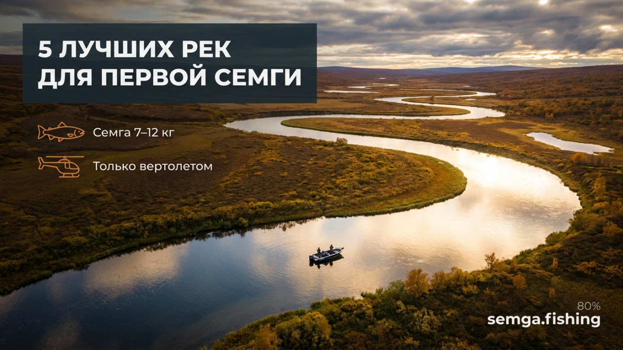 Топ-5 рек для первого лососёвого тура: куда ехать новичку