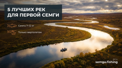 Топ-5 рек для первого лососёвого тура: куда ехать новичку