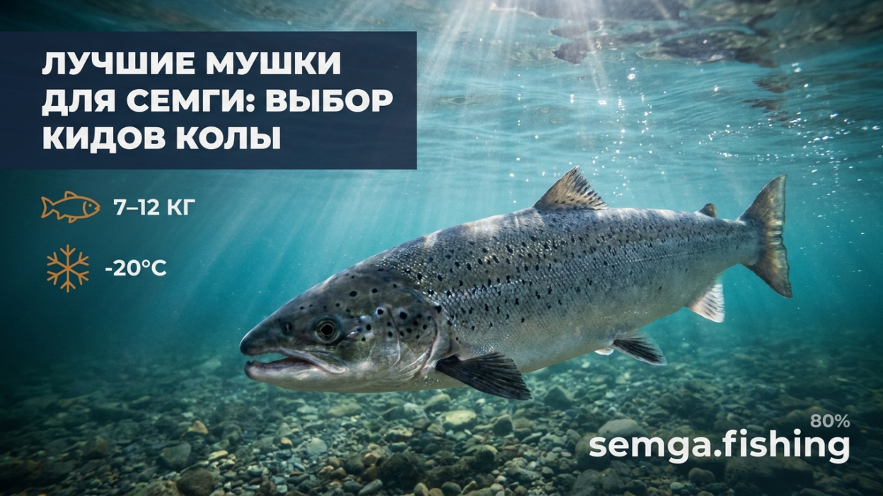 Топ-7 мушек, которые ловят сёмгу на любой реке: выбор гидов Кольского