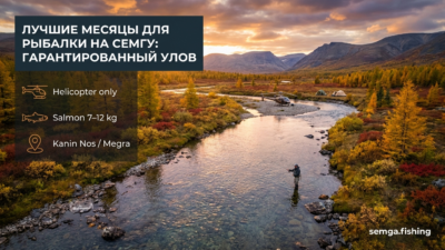 Топ-3 лучших месяца для рыбалки на сёмгу: когда ехать за гарантированным уловом
