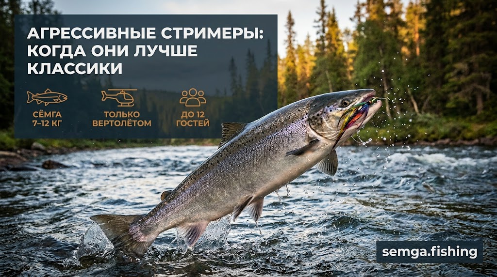 Стримеры на сёмгу: когда агрессивная подача работает лучше классики