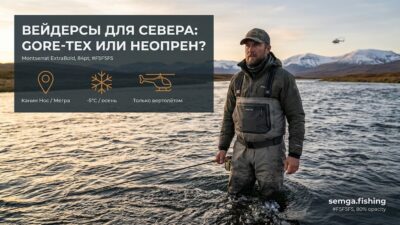 Вейдерсы для северной рыбалки: Gore-Tex, неопрен или бюджет — что выбрать