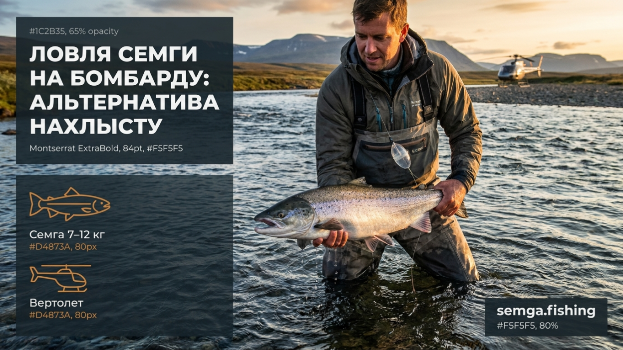Ловля лосося на бомбарду (сбирулино): альтернатива нахлысту для спиннингиста