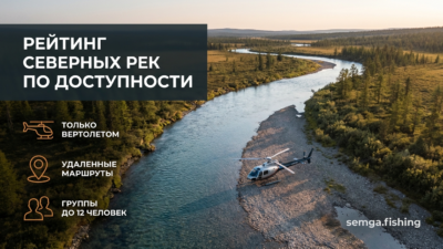 Рейтинг северных рек по доступности: от «доехал на машине» до «только вертолёт»
