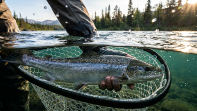 Подсачек для лосося: почему catch & release без него — преступление против рыбы