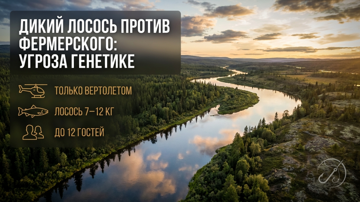 Аквакультура vs дикий лосось: как рыбные фермы угрожают генетике диких популяций