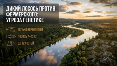 Аквакультура vs дикий лосось: как рыбные фермы угрожают генетике диких популяций