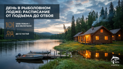 Типичный день на лососёвой базе: расписание от подъёма до отбоя