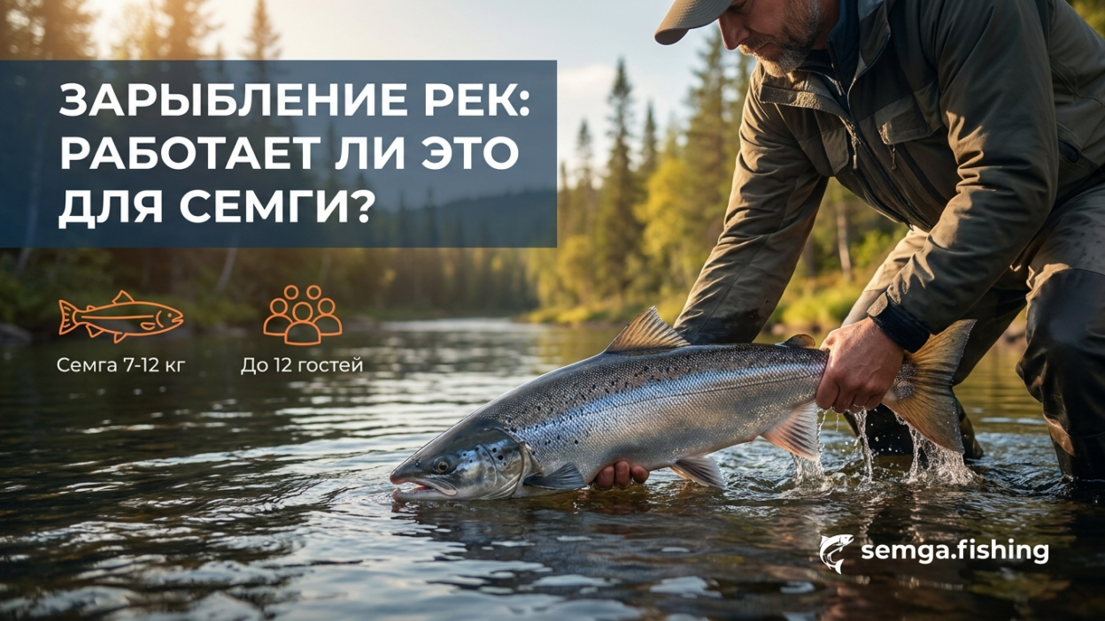 Зарыбление рек: работает ли это для восстановления популяции сёмги