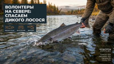 Волонтёрские программы на северных реках: как помочь сохранить лосося